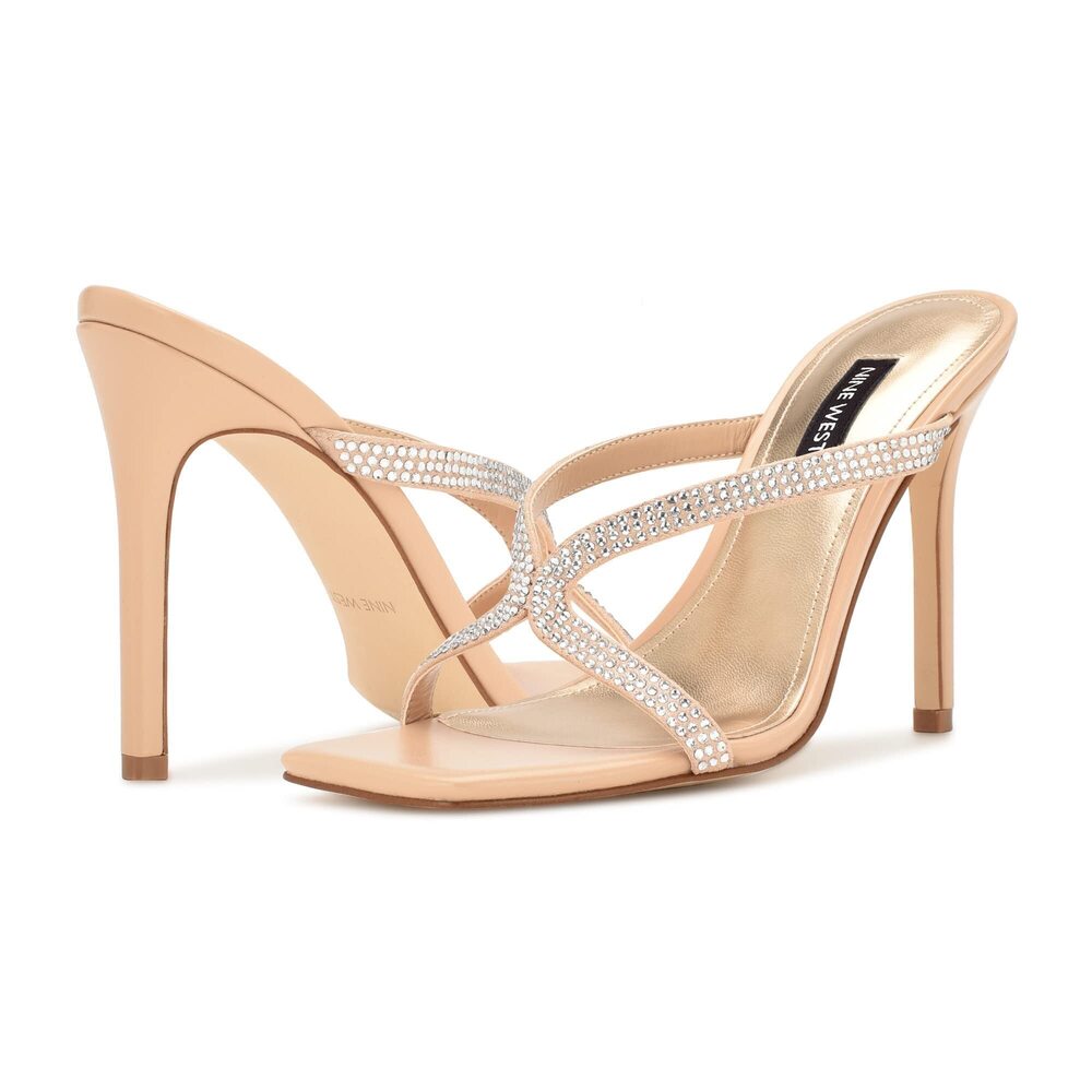 NINE WEST TWIST 2 SILVER 8.5 M
